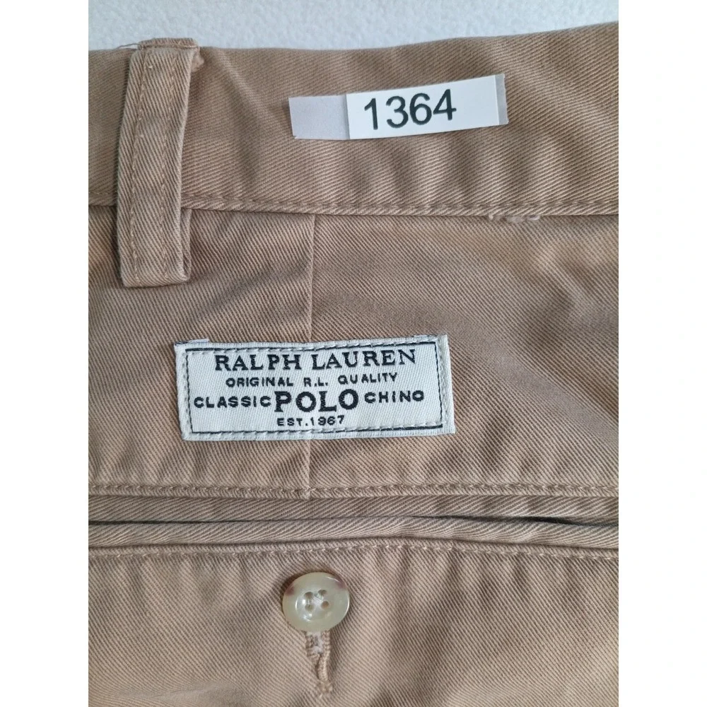 Polo Ralph Lauren Polo Chino Pants Mens 48x30 Beige Stretch Classic Fit (P)